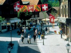 Promenada w Gstaad